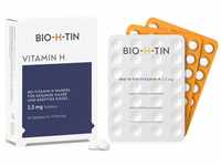 BIO-H-TIN Vitamin H 2,5 mg (Biotin) für gesunde Haare & Nägel, 84 Tabletten...