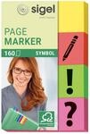 SIGEL HN635 Haftmarker Pfeile aus Papier, 160 Streifen im Format 20 x 50 mm,