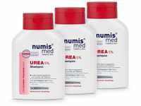 numis med Shampoo mit 5% Urea - 3x Hautberuhigendes Haarshampoo für extrem...