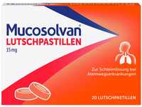 MUCOSOLVAN® Lutschpastillen 15 mg, 20 Stück, mit Ambroxol, Hustenschleimlöser