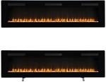 Dimplex Sierra 72" Elektrokamin - Elektrokamin mit Heizung & Kaminfeuer -