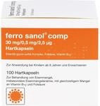ferro sanol comp 30mg/0,5mg/2,5&micro;g Hartkapseln, 100 St. Kapseln