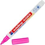edding 4085 Kreidemarker - neon-pink - 1 Kreidestift - Rundspitze 1-2 mm - d&uuml;nner