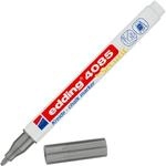 edding 4085 Kreidemarker - silber - 1 Kreidestift - Rundspitze 1-2 mm - d&uuml;nner