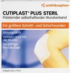 CUTIPLAST Plus steril 7,8x10 cm Verband 5 St