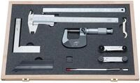 Helios Preisser Messzeugsatz (8-tlg. mit Duo Fix TaMs, 100 mm, rostfreier Stahl, DIN