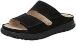 Hartjes Groove Pantolette 122.1221/3001.00 Weite H Schwarz Velourleder Schwarz...