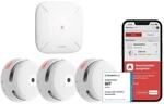 X-Sense Smart Rauchmelder XS01-M mit SBS50 Basisstation, Zertifiziert nach EN 14604,