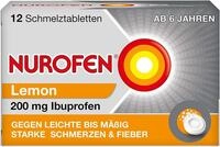 Nurofen 200mg Schmelztabletten Lemon &ndash; Ibuprofen Schmelztablette mit Lemon