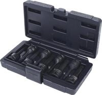 KS Tools 911.0934 1/2" Kraft-Bit-Stecknuss-Satz f&uuml;r RIBE-Schrauben, 9-tlg.