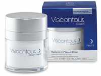 VISCONTOUR Cream Nacht - Nachtcreme mit Hyaluron - Intensive Pflege für trockene und
