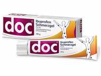 doc Ibuprofen Schmerzgel 150g, entzündungshemmend, schmerzlindernd & kühlend,