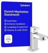Duravit Manhattan Standventil (Auslauf H&ouml;he 76 mm), Kaltwasser Waschtischarmatur,