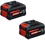 Bosch EXPERT 18V System Hochleistungs-Akku-Twinpack 2x EXBA18V-80