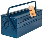 D&ouml;nges Metall Werkzeugkasten leer mit 6 F&auml;chern | HxBxT 53 x 20 x 20cm, mit 21 L
