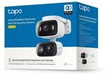 C&acirc;mara de Seguran&ccedil;a IP TP-Link Tapo C246D PTZ 3MP 2.88mm Exterior IP65