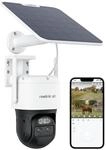 Reolink 4K 3G/4G LTE Solar &Uuml;berwachungskamera mit SIM Karte, KI-Erkennung 