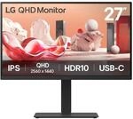 LG 27" 27BA75QB-B QHD DP HDMI IPS 16:9 HDR10