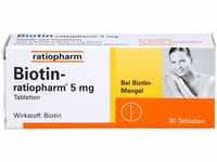 BIOTIN-RATIOPHARM 5 mg Tabletten 30 St