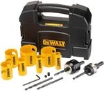 DEWALT EXTREME Bi-Metall-Lochs&auml;gen-Set, 11-teilig (7 Lochs&auml;gen, 2 Aufnahmen und 2