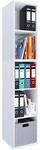 VCM Holzregal stehend | platzsparender Aktenschrank | Ma&szlig;e ca. H. 184 x B. 35...