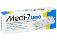 MEDI 7 uno Medikamentendosierer für 7 Tage weiß 1 St
