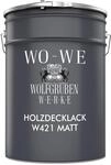 Holzlack Holzfarbe Holzschutzfarbe M&ouml;bellack MATT W421 Tiefschwarz &auml;nhl. RAL