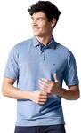 CASAMODA Polo-Shirt Uni Mittelblau L