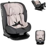 Lorelli Kindersitz Monza i-Size (40-150cm) Isofix, Anti-Rebound-B&uuml;gel, drehbar beige