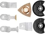 metabo Multitool Starter-Set &bdquo;Classic 7-teilig - Zubeh&ouml;r f&uuml;r Holz, Metall, Fugen