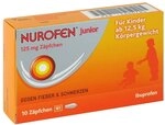 Nurofen Junior 125mg Z&auml;pfchen &ndash; Mit Ibuprofen zur Linderung von Fieber und