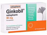 GINKOBIL ratiopharm 80 mg Filmtabletten 60 St
