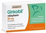 Ginkobil&reg; ratiopharm 80 mg Filmtabletten st&auml;rken die Ged&auml;chtnisleistung und