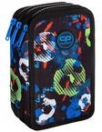 COOLPACK Jumper 3 Football XXL Pencil Case 44 Pieces with Patch Filled Student Case