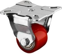 Bockrolle 35mm 100kg PU 90 +/- 3 Shore A Kugell.60x60mm STA BS ROLLEN