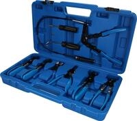 BRILLIANT TOOLS BT521000 Schlauchschellenzangen-Satz, 9-tlg [Powered by KS TOOLS],