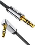 UGREEN Aux Kabel Auto 3.5 mm klinkenkabel 90 Grad Aux Kabel mit Winkelstecker...