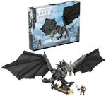 MEGA Skyrim Actionfigur Bauspielzeug, Alduin der Weltenfresser mit 619 Teilen, mit 1