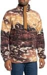 Columbia Helvetia II Printed Half Snap Fleece 2098461225, Men Fleece Sweaters, Brown,