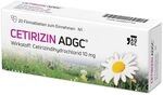Cetirizin-ADGC&reg; - 20 St&uuml;ck - Allergie-Tablette mit schneller und...