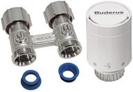 Buderus Thermostatkopf Set mit Zweirohrarmatur Durchgangsform f&uuml;r VC/VCM...