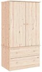 vidaXL Kleiderschrank, Garderobenschrank mit Kleiderstange, Schlafzimmerschrank