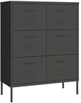 vidaXL Schubladenschrank mit 6 Schubladen Sideboard Kommode Anrichte Schrank