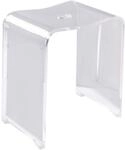 RIDDER A211100 Trendy Bad-Hocker, Acryl, transparent, ca. 39 x 47 x 28 cm