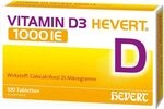 Vitamin D3 Hevert 1000 IE bei Vitamin-D-Mangel und erh&ouml;htem Bedarf, 100 St.