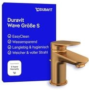 Duravit Wave Waschtischarmatur, Gr&ouml;&szlig;e S (Auslauf H&ouml;he 77 mm), Wasserhahn Bad...