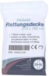 RETTUNGSDECKE gold/silber 1 St
