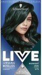 Schwarzkopf LIVE Urban Metallics Midnight Jade Permanente Haarfarbe U75, lebendige