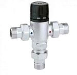 Caleffi 521503 Thermomischer 3/4 Zoll mit R&uuml;ckschlagventilen am Eingang