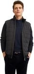 bugatti Herren Sweatweste 8800-85053D | Regular Fit, Stehkragen, Rei&szlig;verschluss,